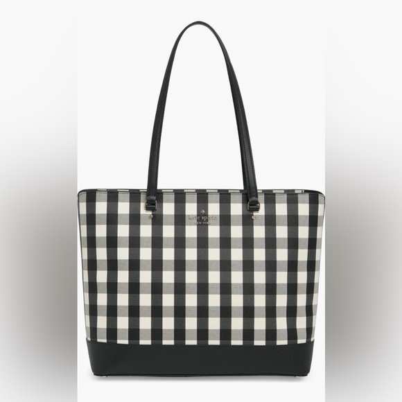 kate spade Handbags - Kate Spade New York Jazzy Gingham Perfect Tote Bag